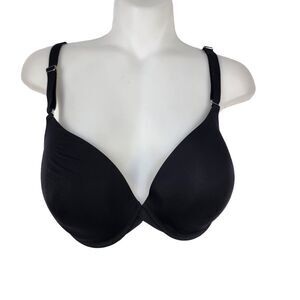 Soma Womens Bra Size 36DD Memorable Full Coverage Black Underwire T Shirt 0320